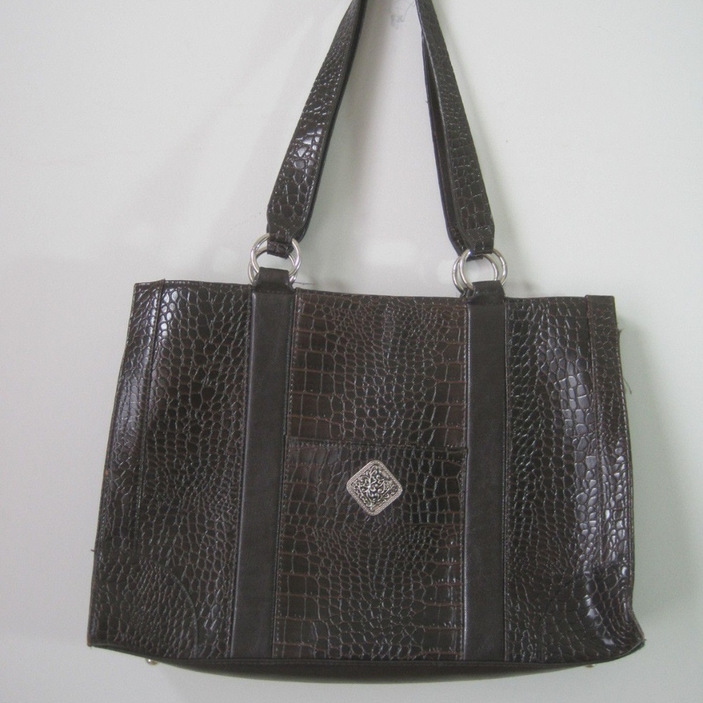 COLDWATER CREEK Handbag Bag Crocodile Laptop